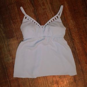Light blue tank top!